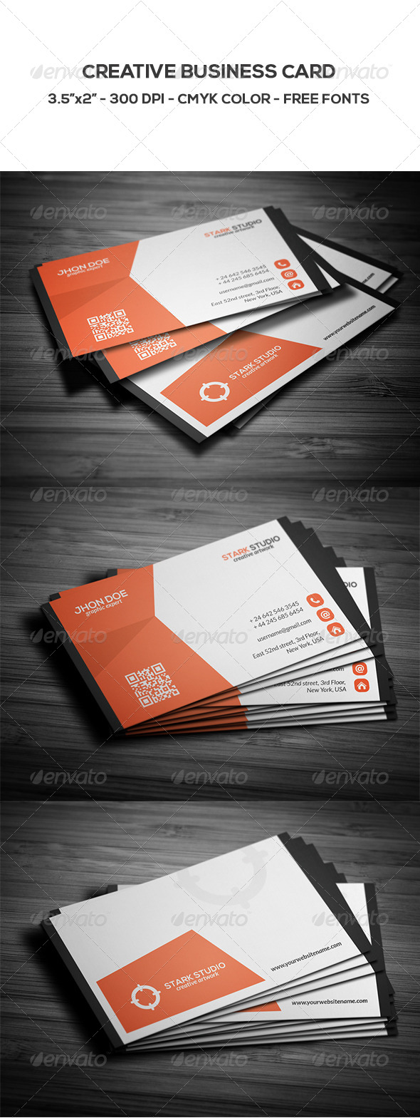 GraphicRiver Creative Business Card 8722345 GraphicRiver Creative Business Card 8722345