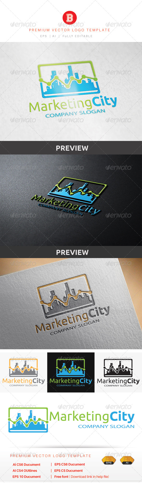 GraphicRiver Marketing City 8723056 GraphicRiver Marketing City 8723056