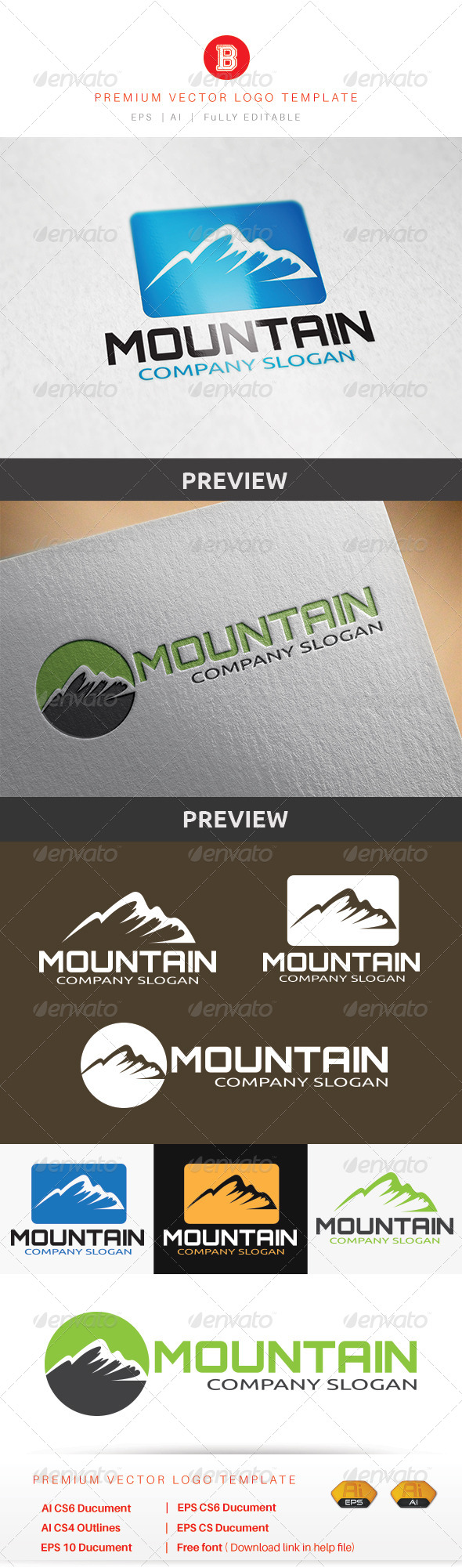 GraphicRiver Mountain 8723061 GraphicRiver Mountain 8723061