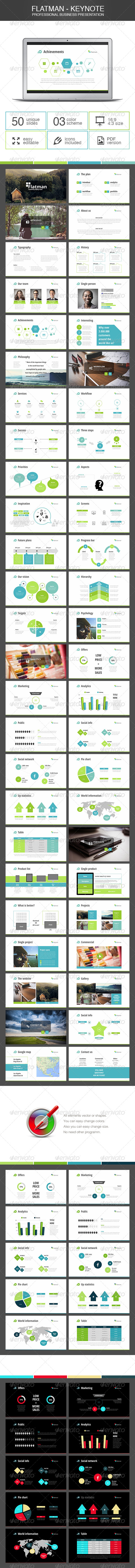 GraphicRiver Flatman Keynote 8723709 GraphicRiver Flatman Keynote 8723709