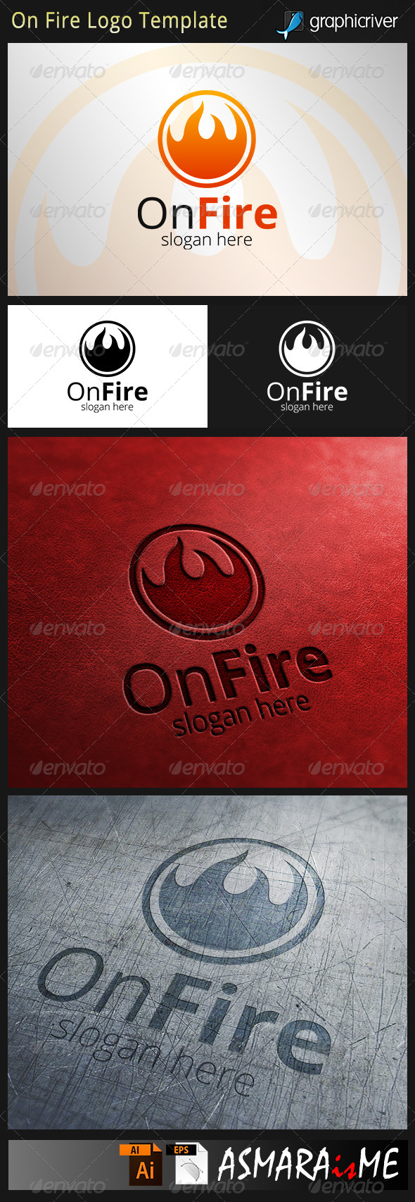 GraphicRiver On Fire Logo Template 8723771 GraphicRiver On Fire Logo Template 8723771