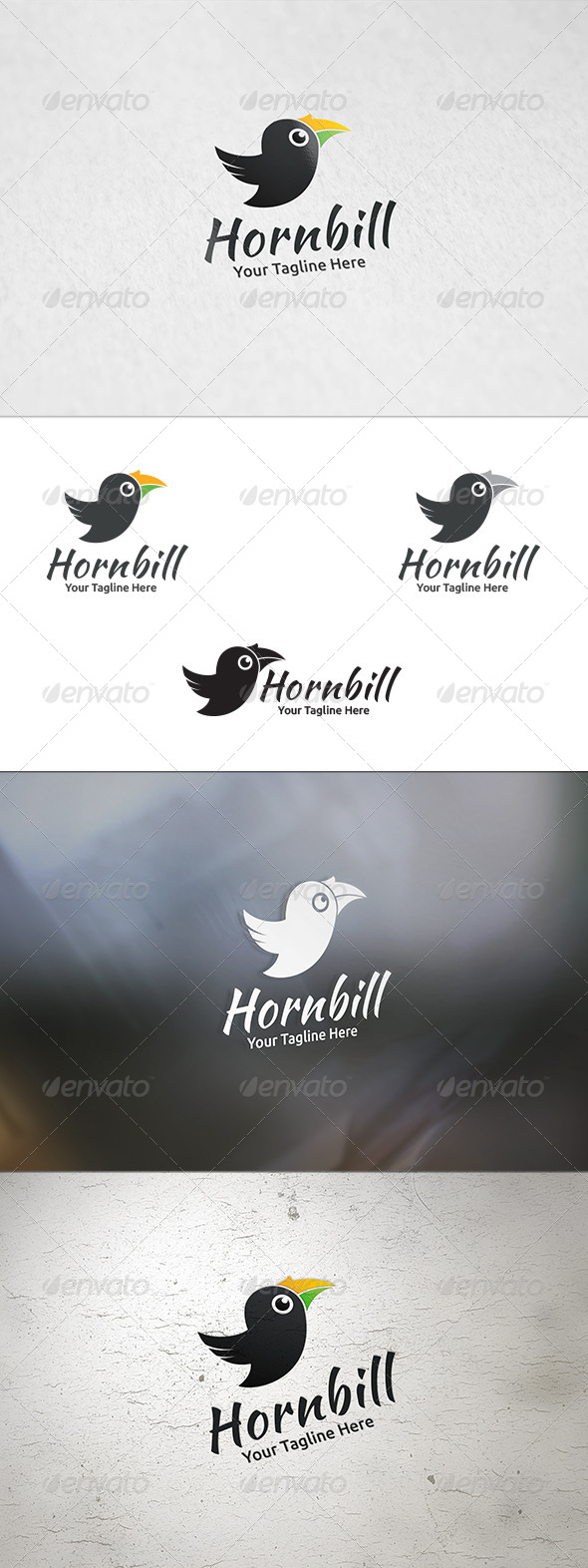 GraphicRiver Hornbill Logo Template 8723946 GraphicRiver Hornbill Logo Template 8723946