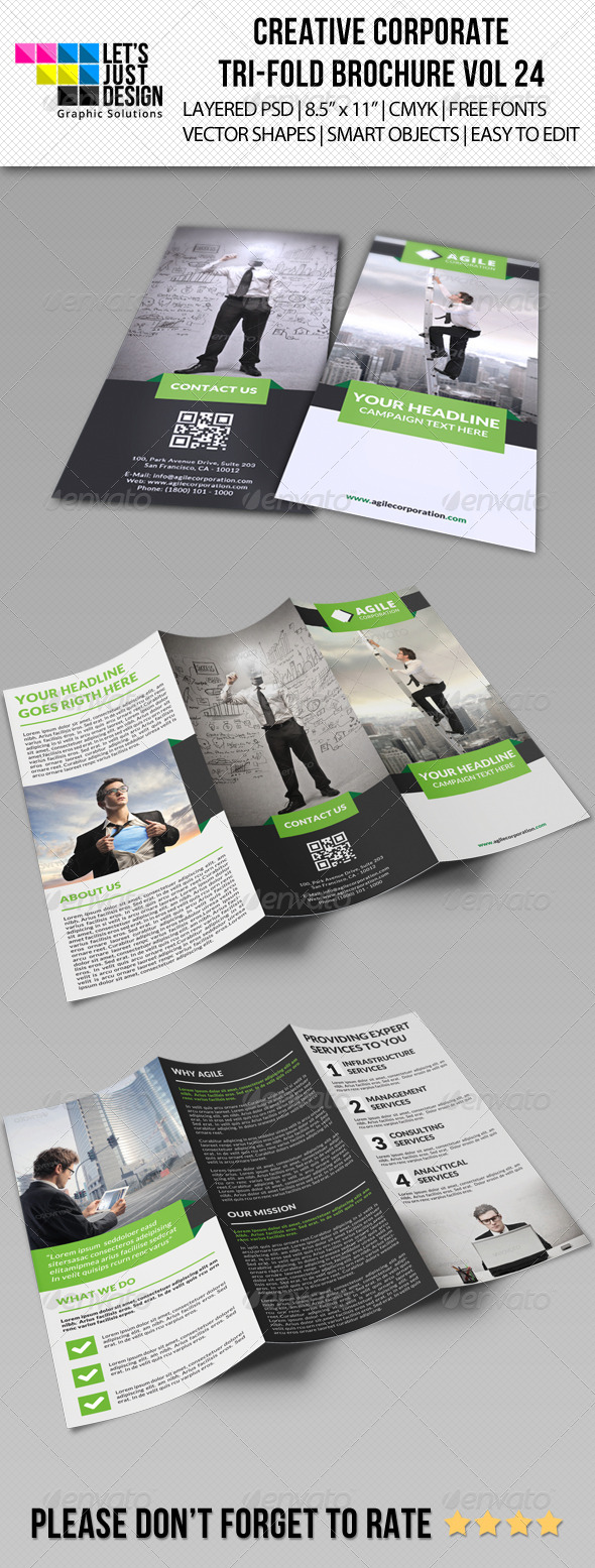 GraphicRiver Creative Corporate Tri-Fold Brochure Vol 24 8723970 GraphicRiver Creative Corporate Tri-Fold Brochure Vol 24 8723970