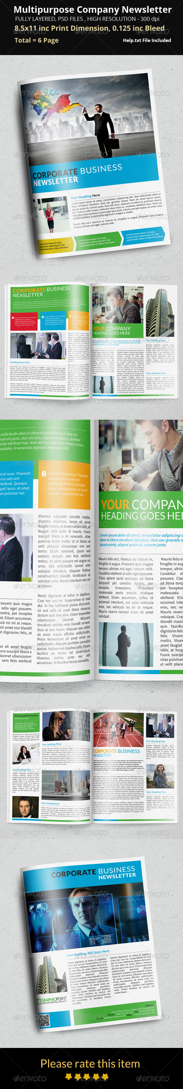 GraphicRiver Multipurpose Company Newsletter 8724704 GraphicRiver Multipurpose Company Newsletter 8724704