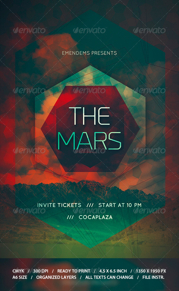 GraphicRiver The Mars Flyer Template 8724718 GraphicRiver The Mars Flyer Template 8724718