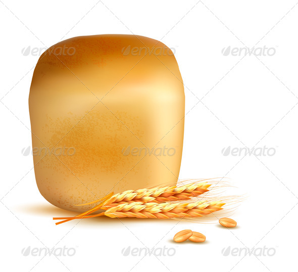 GraphicRiver A Loaf of Bread with Grain 8724769 GraphicRiver A Loaf of Bread with Grain 8724769