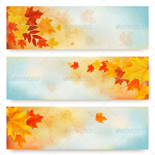 GraphicRiver Autumn Banners 8724803 GraphicRiver Autumn Banners 8724803