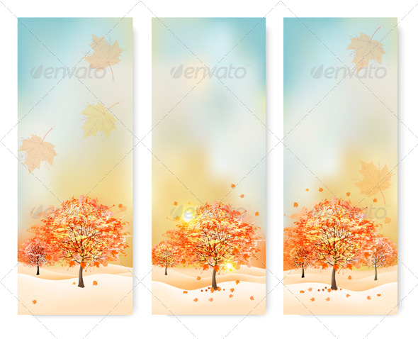 GraphicRiver Autumn Banners 8724842 GraphicRiver Autumn Banners 8724842