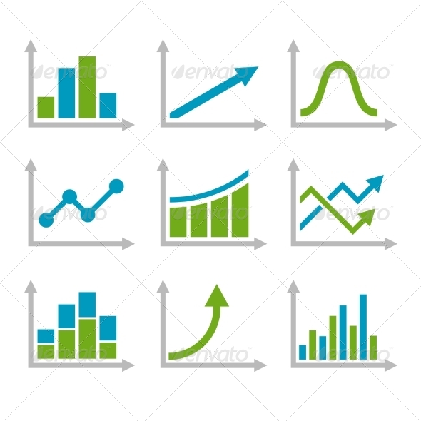 GraphicRiver Color Graph Chart Icons Set 8726493 GraphicRiver Color Graph Chart Icons Set 8726493