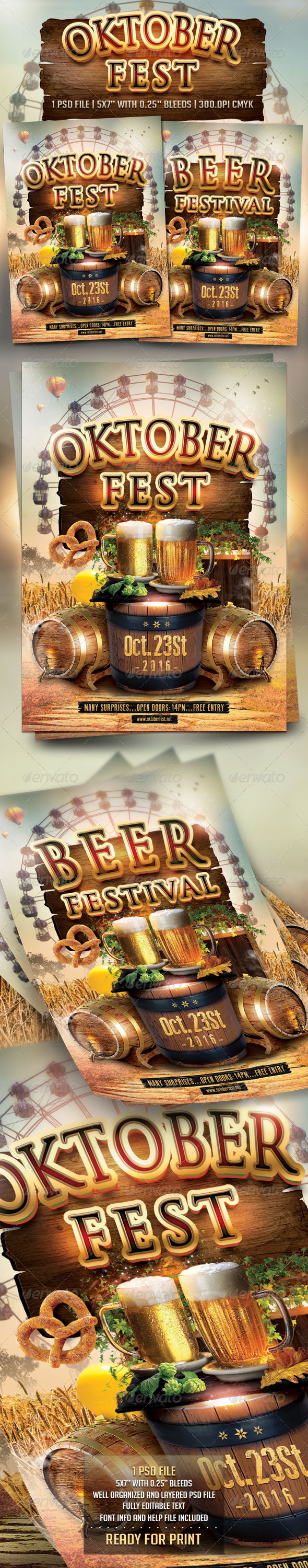 GraphicRiver Oktoberfest Flyer Template 8727118 GraphicRiver Oktoberfest Flyer Template 8727118
