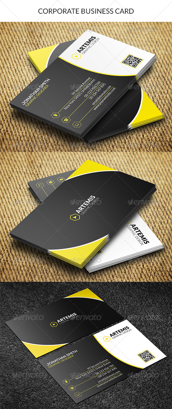 GraphicRiver Corporate Business Card 8727485 GraphicRiver Corporate Business Card 8727485