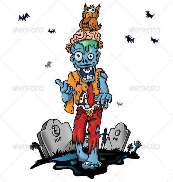 GraphicRiver Zombie Cartoon 8728818 GraphicRiver Zombie Cartoon 8728818