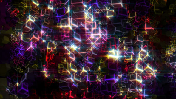 Glowing Cubes Particles 2 Glowing Cubes Particles 2