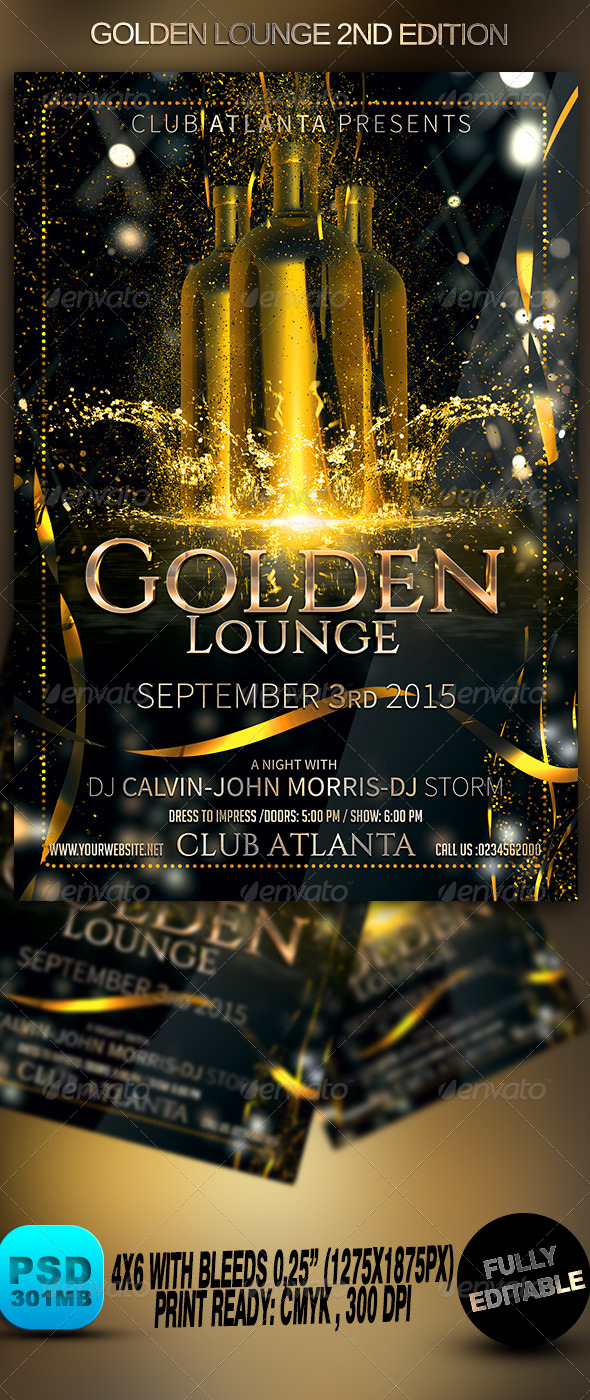 GraphicRiver Golden Lounge 2nd Edition 8730692 GraphicRiver Golden Lounge 2nd Edition 8730692