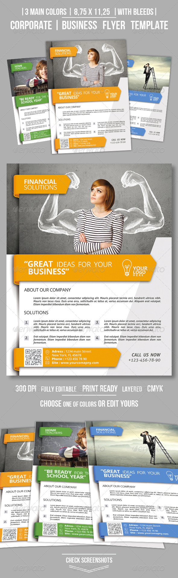 GraphicRiver Clean Corporate Business Flyer Vol.3 8730766 GraphicRiver Clean Corporate Business Flyer Vol.3 8730766