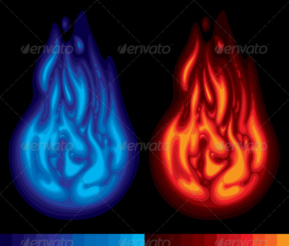 GraphicRiver Two Flames 8731283 GraphicRiver Two Flames 8731283