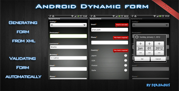 Android Dynamic Form