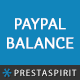 Paypal Balance for Prestashop Paypal Balance for Prestashop - CodeCanyon Item for Sale