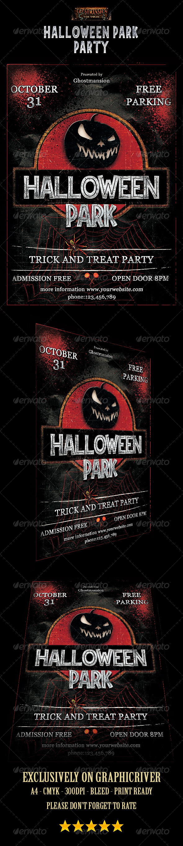 GraphicRiver Halloween Park 8731925 GraphicRiver Halloween Park 8731925