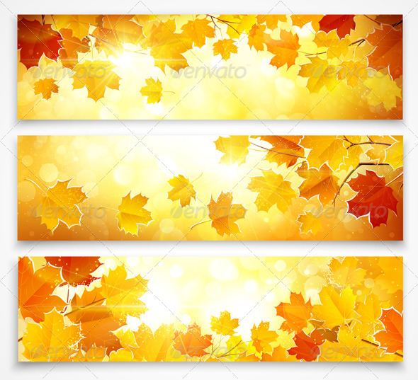 GraphicRiver Collection of Autumn Banners 8732332 GraphicRiver Collection of Autumn Banners 8732332
