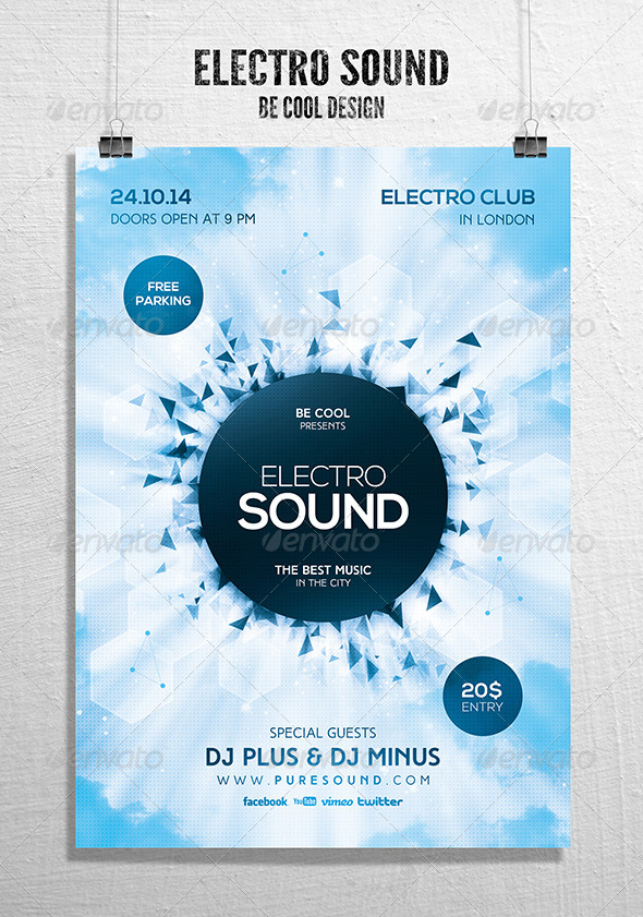 GraphicRiver Electro Flyer Poster 8732902 GraphicRiver Electro Flyer Poster 8732902