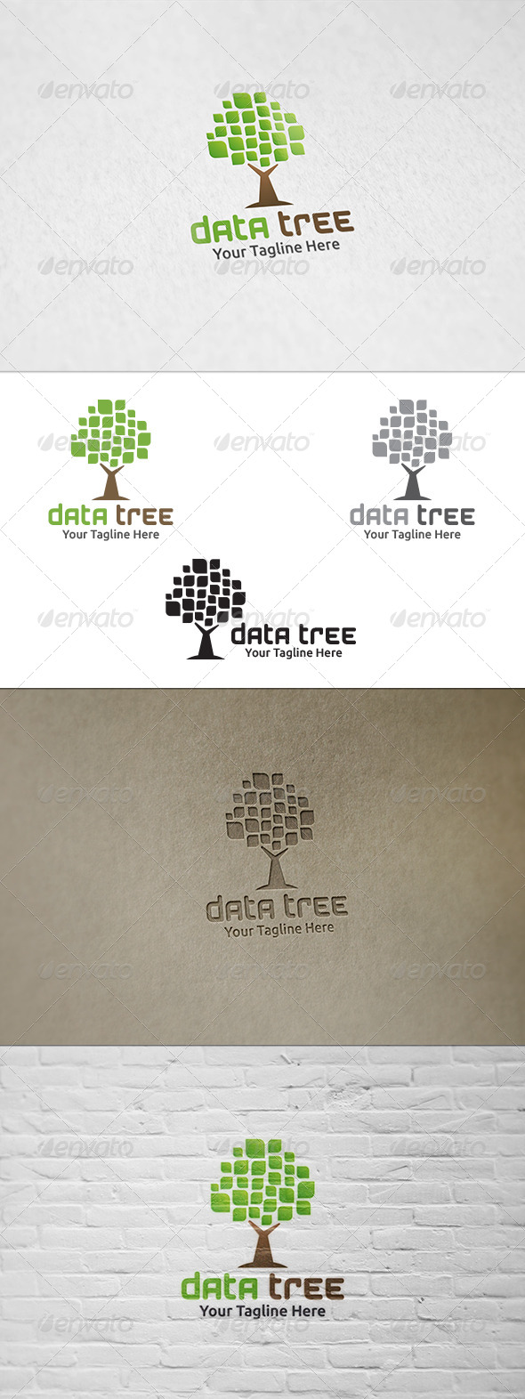 GraphicRiver Data Tree Logo Template 8735280 GraphicRiver Data Tree Logo Template 8735280