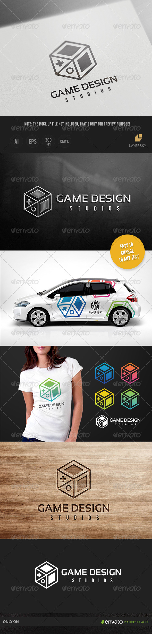 GraphicRiver Game Design Logo 8736591 GraphicRiver Game Design Logo 8736591