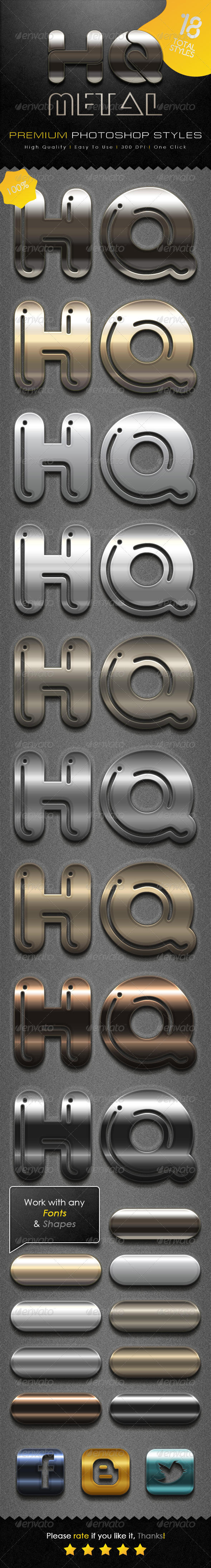 GraphicRiver HQ Premium Metal Styles 8736706 GraphicRiver HQ Premium Metal Styles 8736706