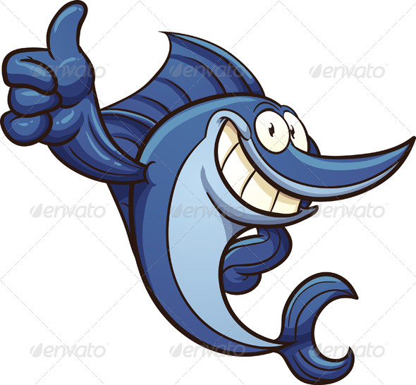 GraphicRiver Cartoon Swordfish 8737035 GraphicRiver Cartoon Swordfish 8737035