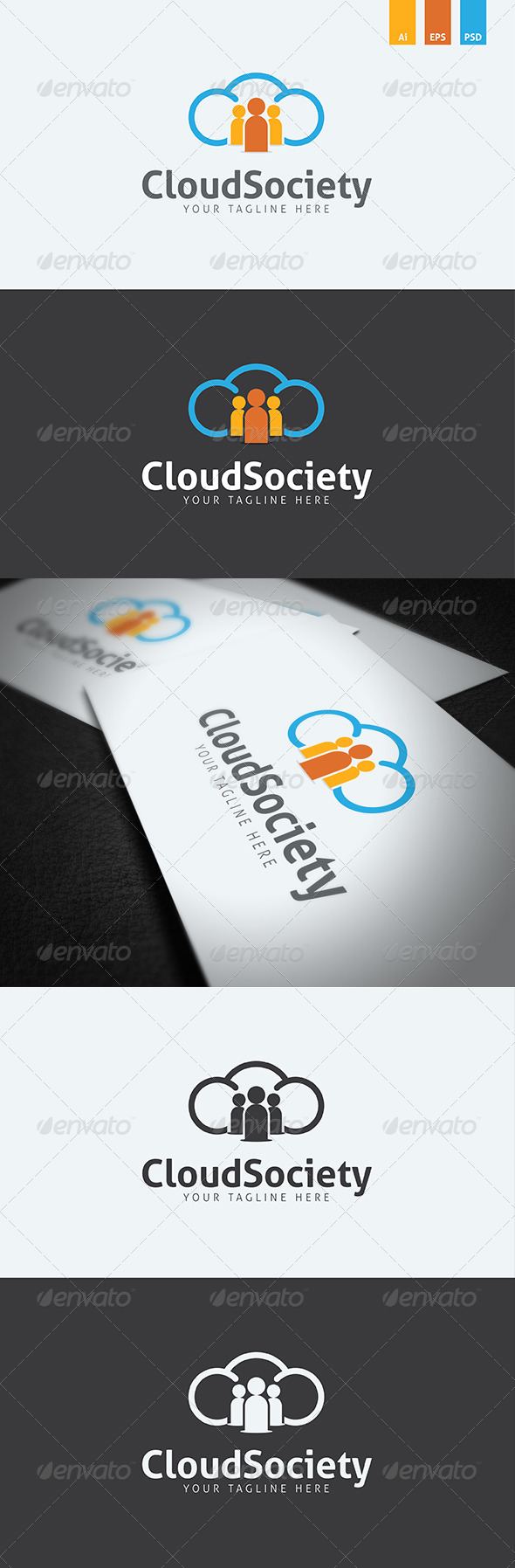 GraphicRiver Cloud Society Logo Template 8737084 GraphicRiver Cloud Society Logo Template 8737084