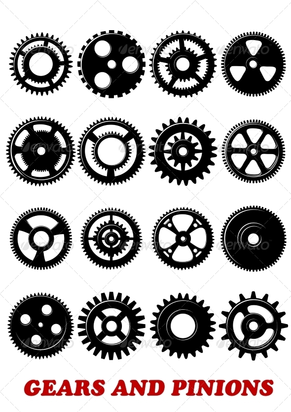 GraphicRiver Gears and Pinions Set 8737201 GraphicRiver Gears and Pinions Set 8737201
