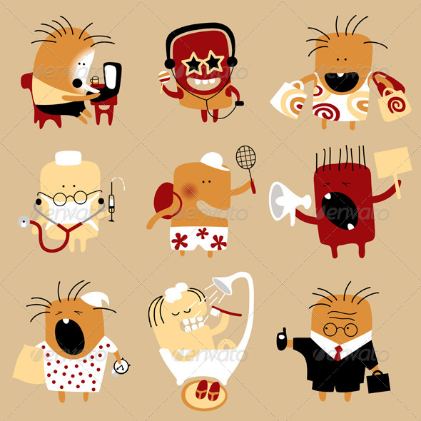 GraphicRiver People Icon Set 8738402 GraphicRiver People Icon Set 8738402