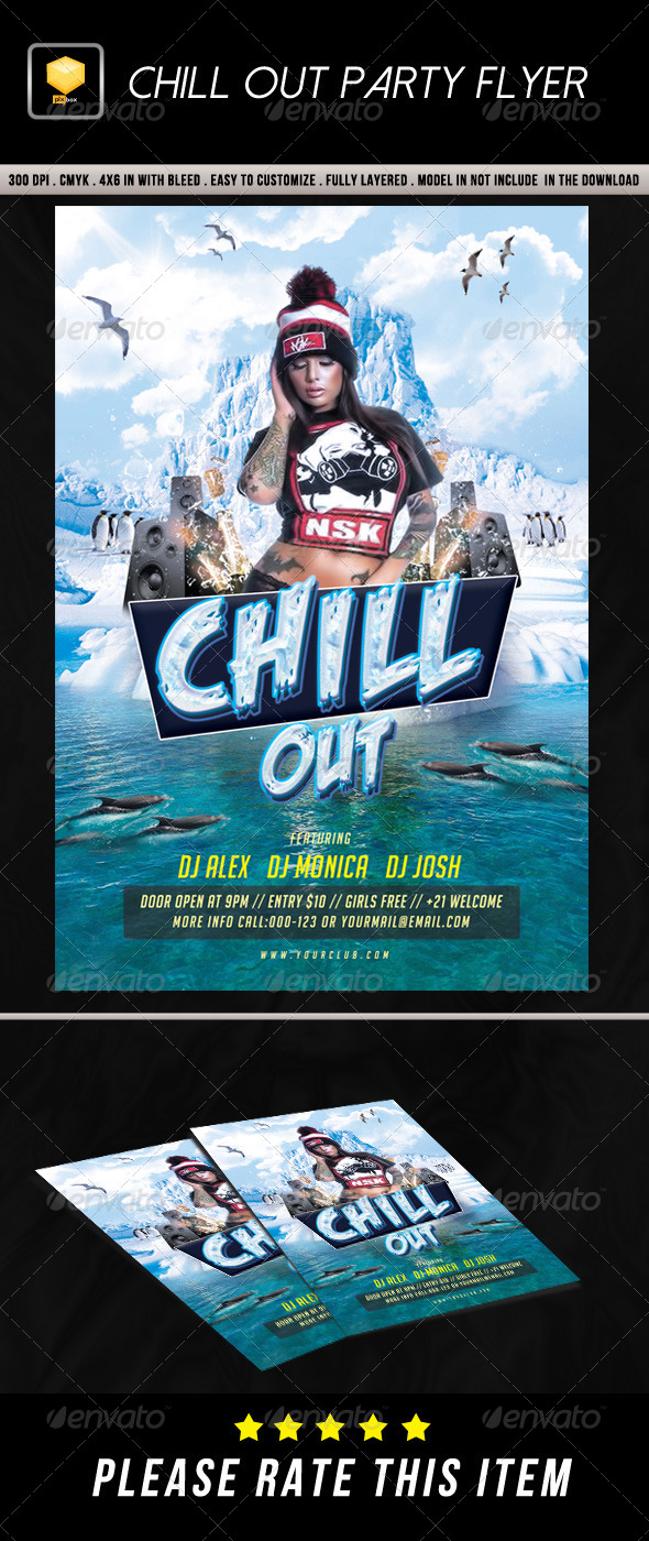 GraphicRiver Chill Out Party Flyer 8738810 GraphicRiver Chill Out Party Flyer 8738810
