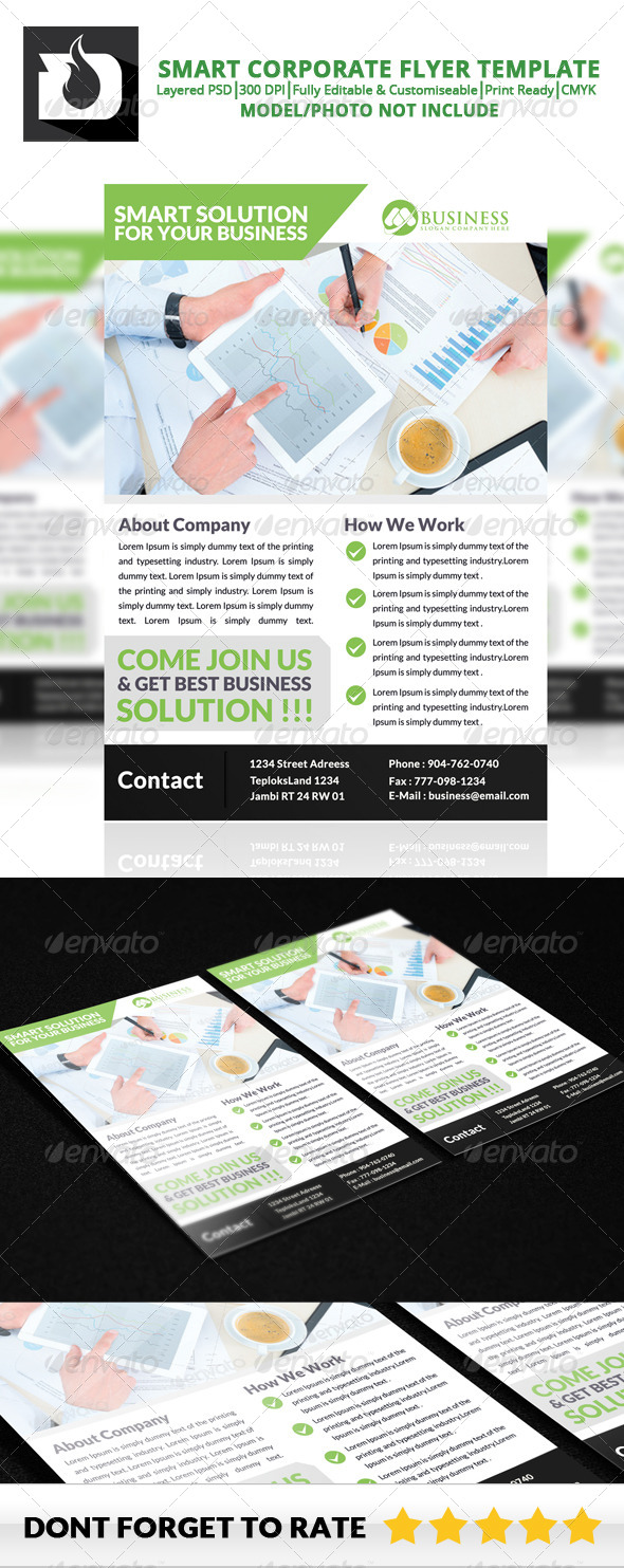 GraphicRiver Smart Corporate Flyer Template V5 8739692 GraphicRiver Smart Corporate Flyer Template V5 8739692
