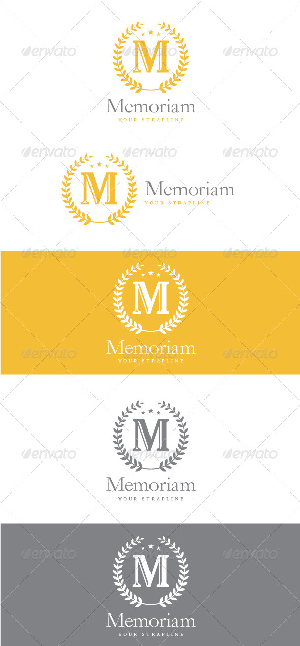 GraphicRiver Memoriam Letter M Logo 8740062 GraphicRiver Memoriam Letter M Logo 8740062