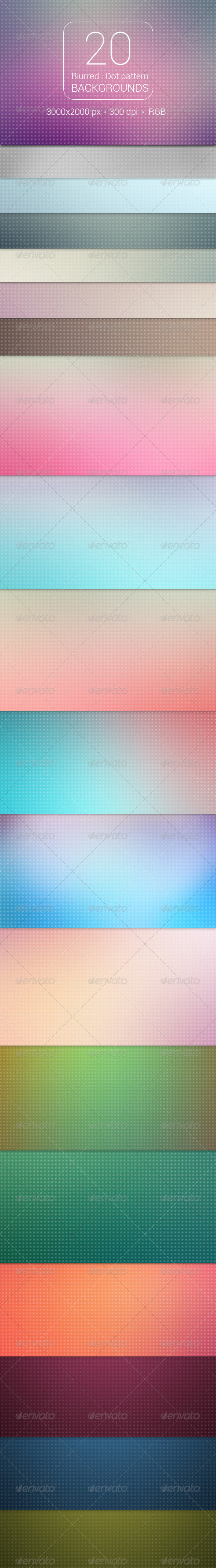 GraphicRiver 20 Blurred Dot Pattern Backgrounds 8740266 GraphicRiver 20 Blurred Dot Pattern Backgrounds 8740266