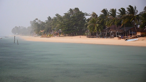 Stormy Tropical Beach Stormy Tropical Beach