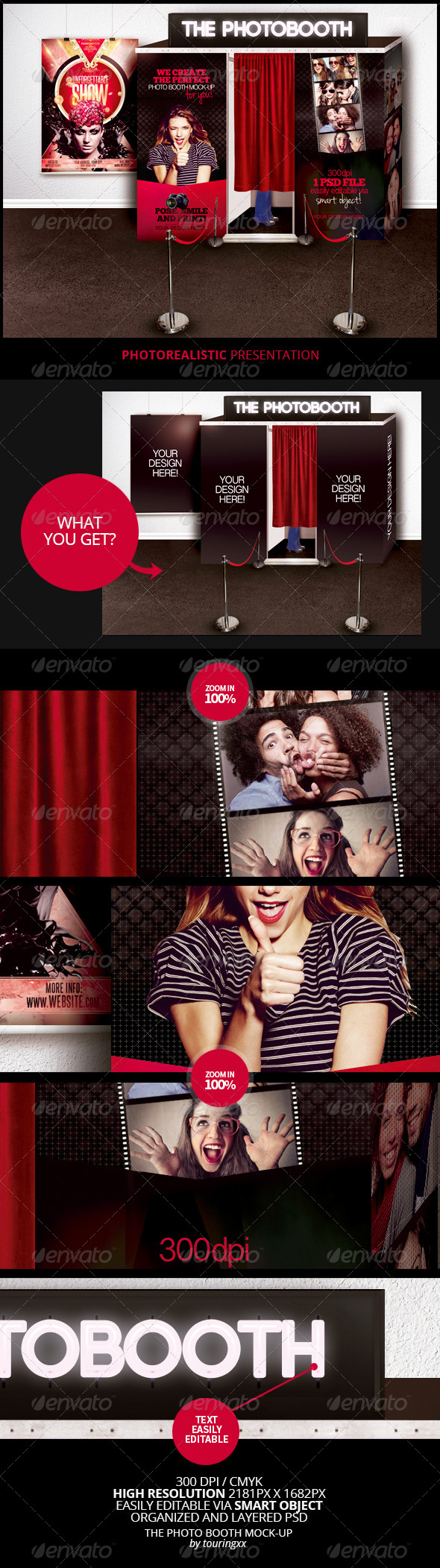 GraphicRiver The Photo Booth Mock-Up Template 8742294 GraphicRiver The Photo Booth Mock-Up Template 8742294