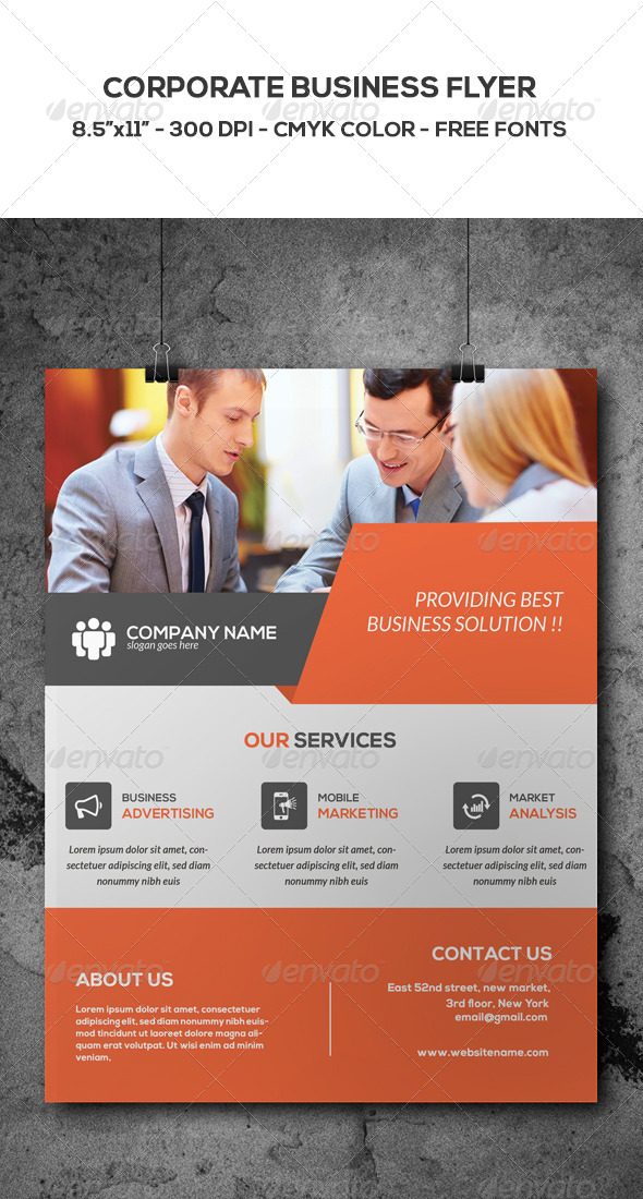 GraphicRiver Corporate Business Flyer 8744109 GraphicRiver Corporate Business Flyer 8744109