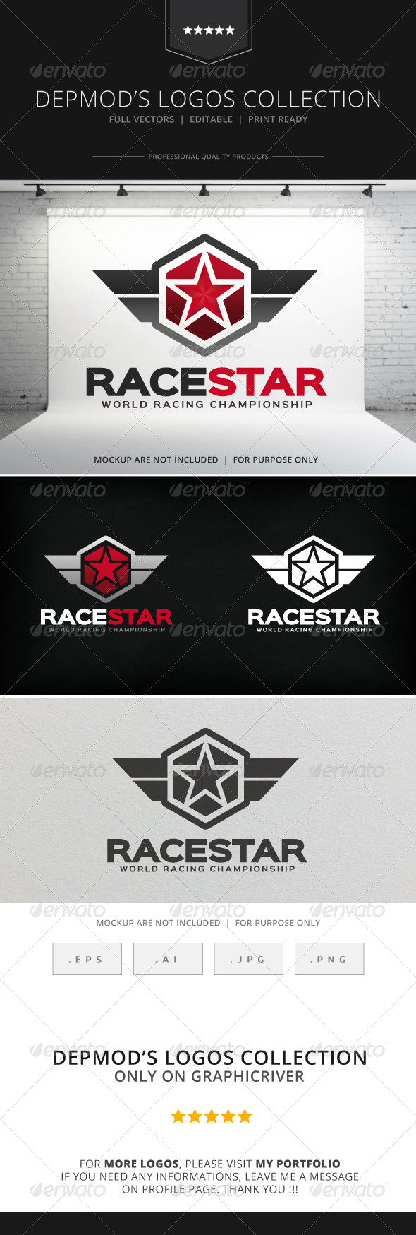 Race Star Logo (Crests)