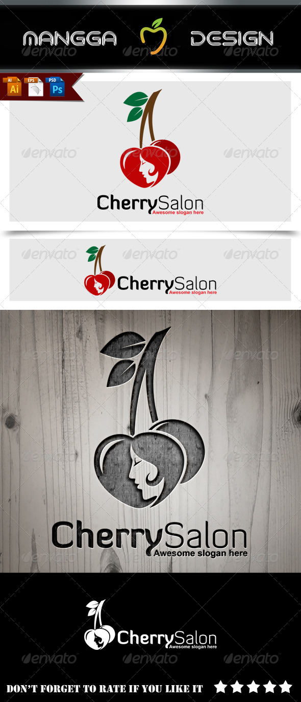 Cherry Salon Logo (Nature)