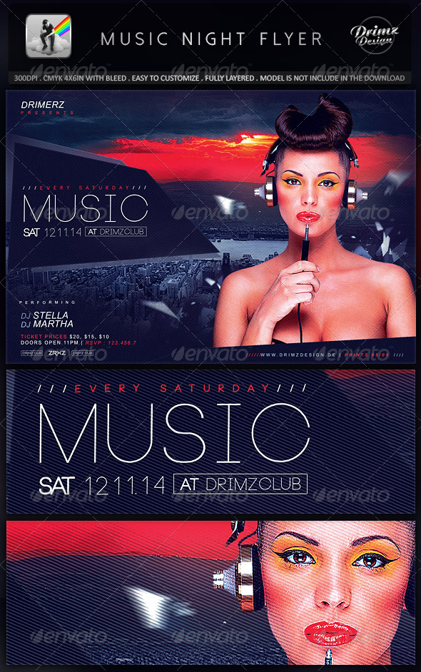 GraphicRiver Music Night Flyer 8744994 GraphicRiver Music Night Flyer 8744994