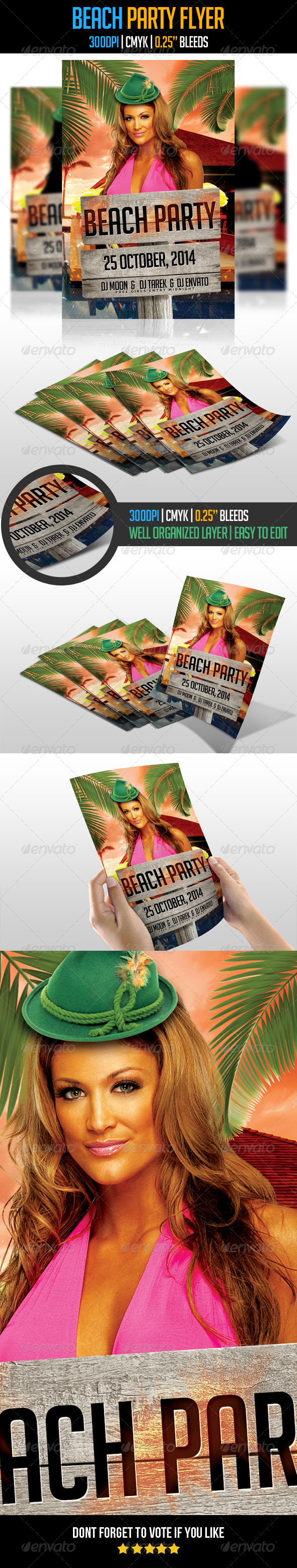 Beach Party Flyer (Clubs & Parties)