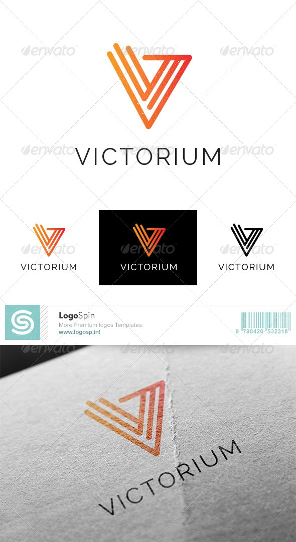 Victorium V Letter Logo (Letters)