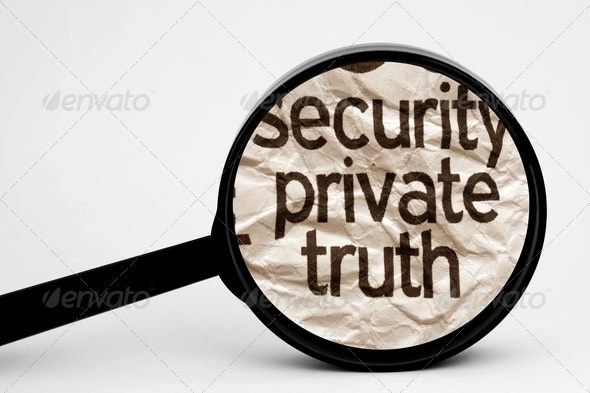 Security private truth concept (Misc) Photo Download