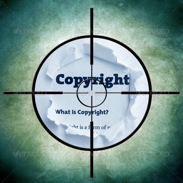 Copyright target concept (Misc) Photo Download