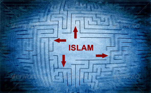 Islam maze concept (Misc) Photo Download