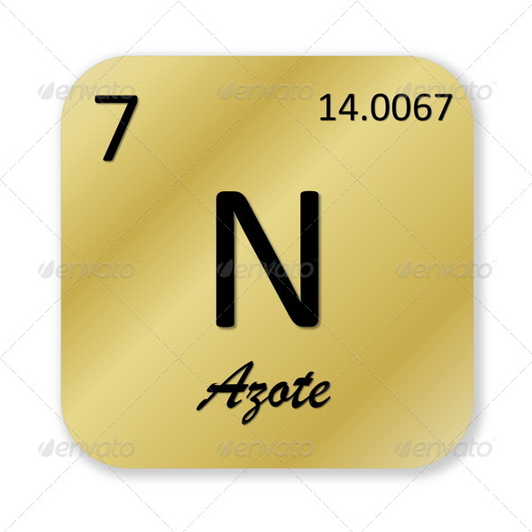 Nitrogen element, french azote (Misc) Photo Download