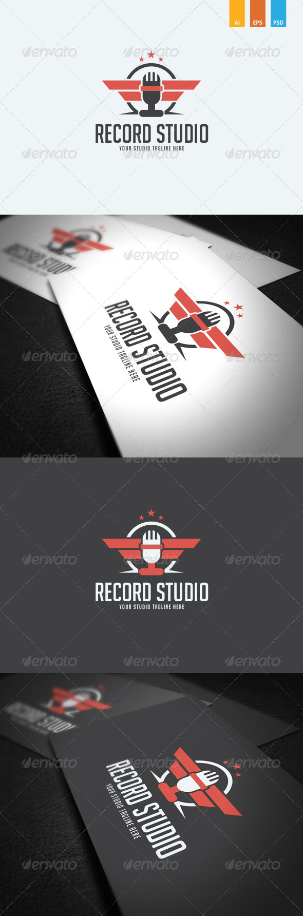 GraphicRiver Record Studio Logo Template 8746075 GraphicRiver Record Studio Logo Template 8746075