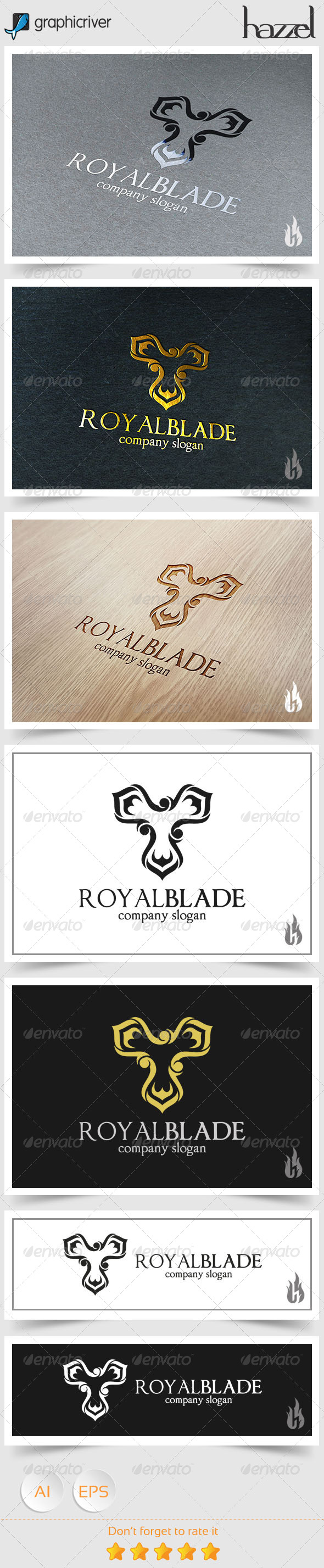 GraphicRiver Royal Blade Logo 8746731 GraphicRiver Royal Blade Logo 8746731